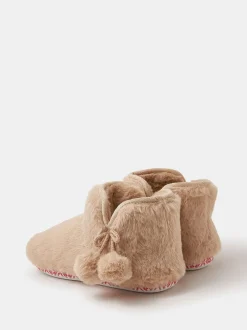 Accessorize bottes chaussons tressées duveteuses