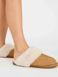 Accessorize Chaussons mules en suédine
