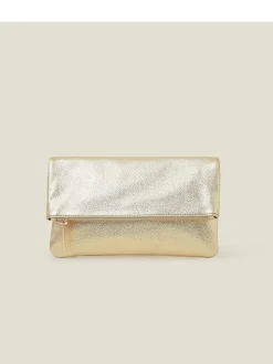 Accessorize Embrayage repliable en cuir