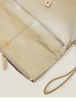 Accessorize Embrayage repliable en cuir