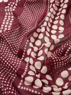 Accessorize grand foulard en satin Cœur à pois