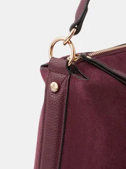 Accessorize grand sac à main en suédine souple