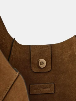 Accessorize sac bandoulière en Daim extra Large