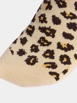 Adidas Original Disney Cheetah Filles Lot de 2 Chaussettes Col rond Imprimé Léopard