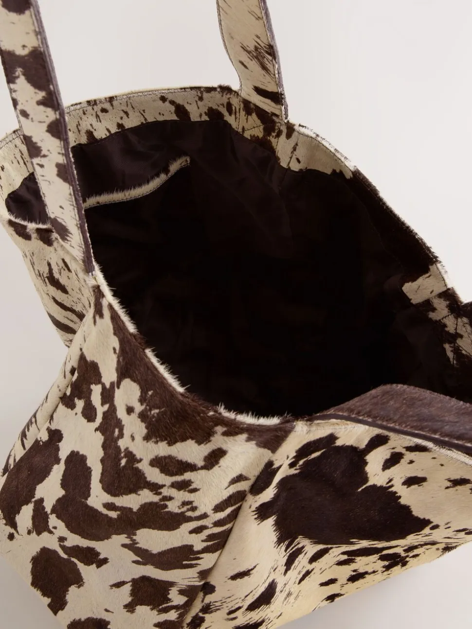 animal - Sac shopping oversize sans coutures en peau de vache