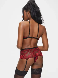 Ann Summers Ensemble soutien-gorge et culotte en dentelle Brooke Fleuri