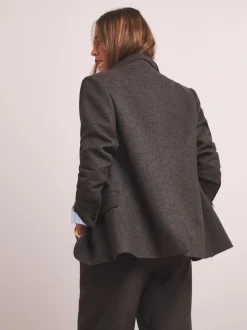 Anthology By JD Williams Blazer à simple boutonnage à chevrons haut de gamme