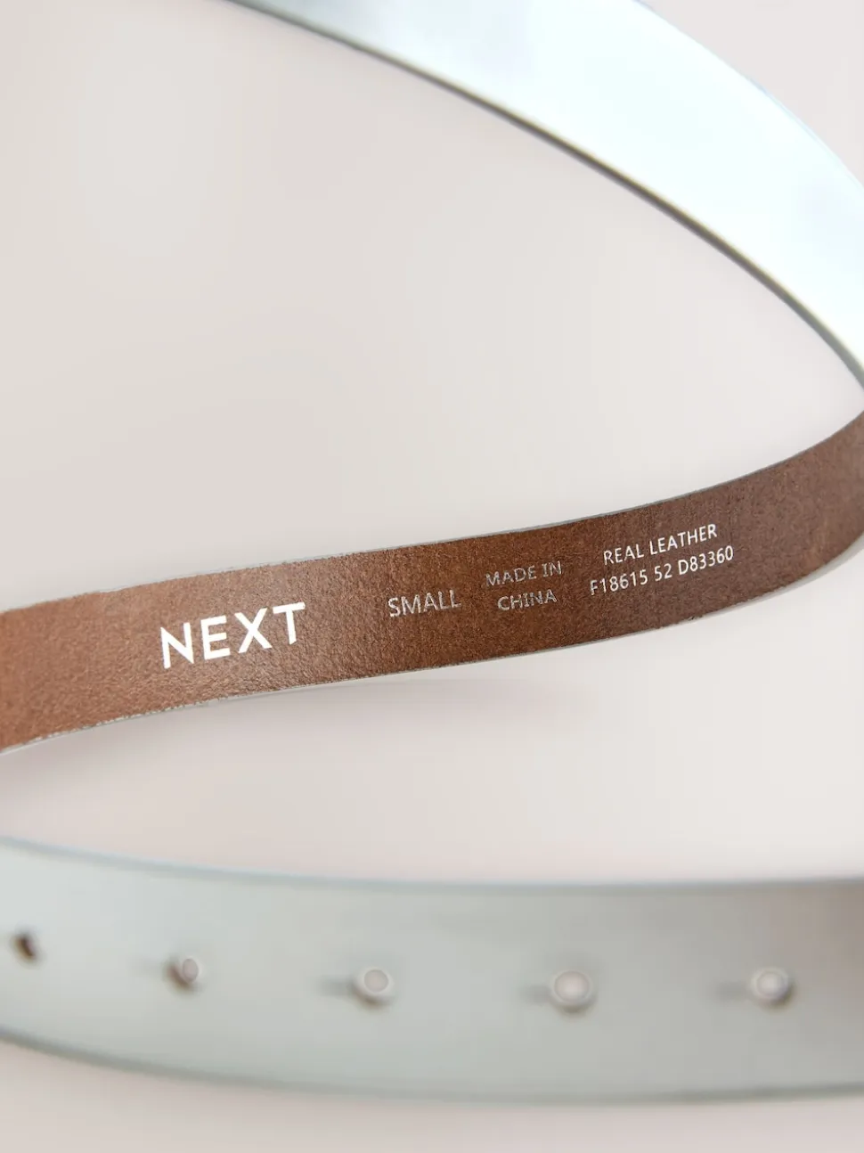 Argent - Ceinture Regular Statement en cuir à boucle