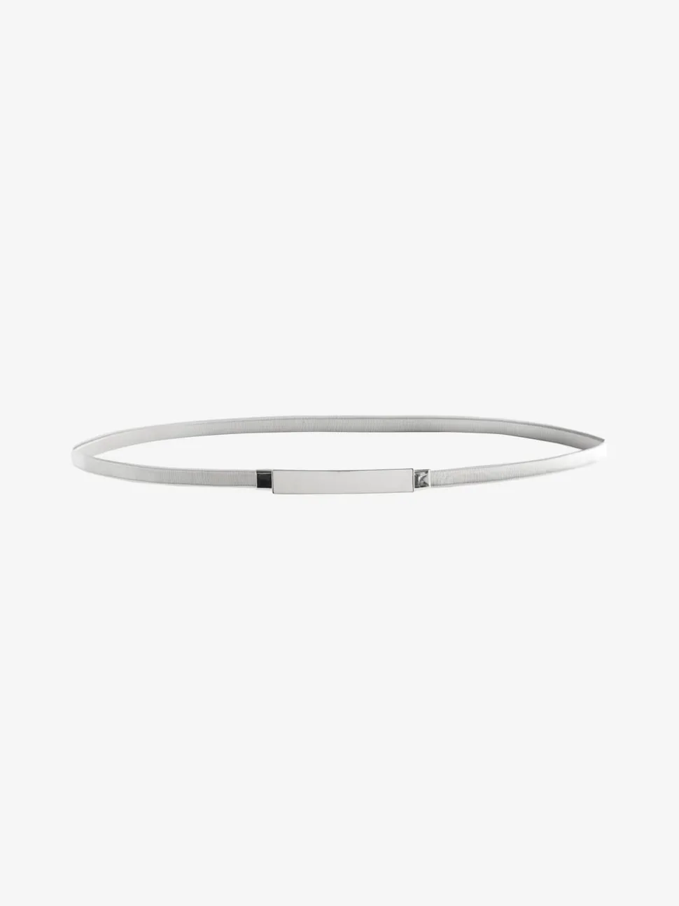Argent - Ceintures de plaques extensibles maigres