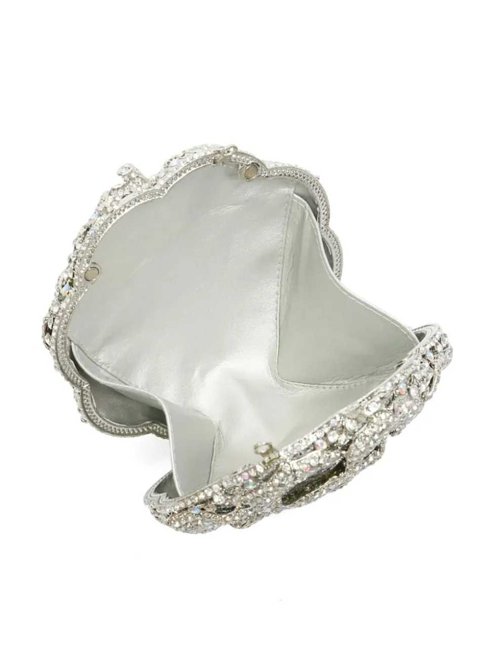 Argent - Dune London Bling Hard Embellished Flow Bag