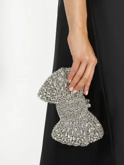 Argent - Dune London Sac à main Enchant Diamante Nœud