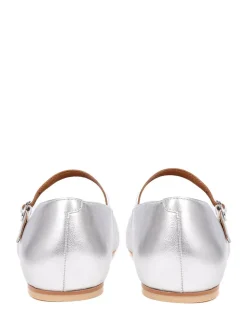 Argent - Jones Bootmaker Sonnet Mary Janes Chaussures en cuir