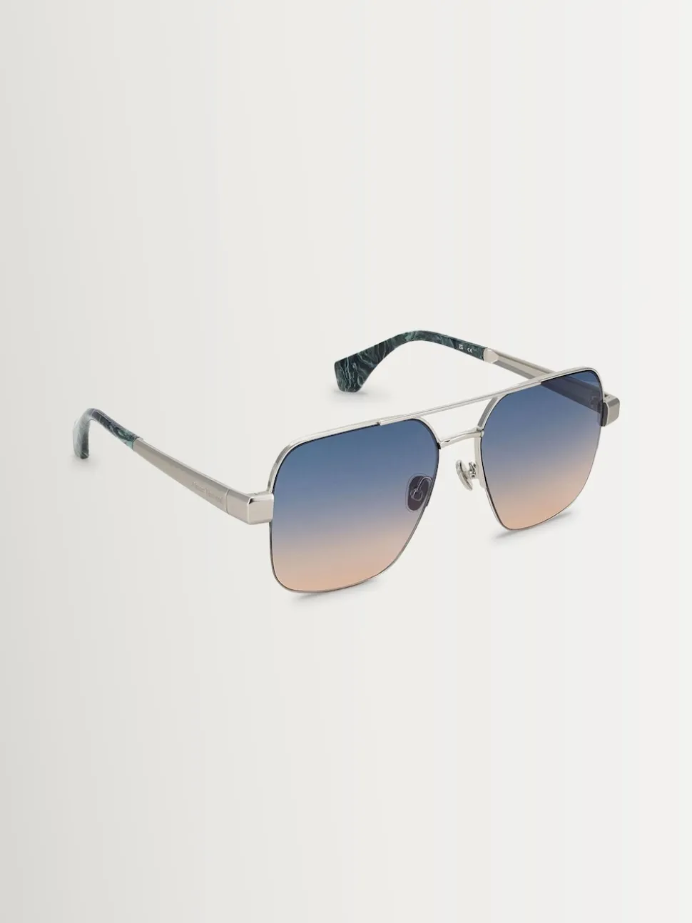 Argent - Lunettes de soleil Vivienne Westwood Cowboy VW5100 400 brillants