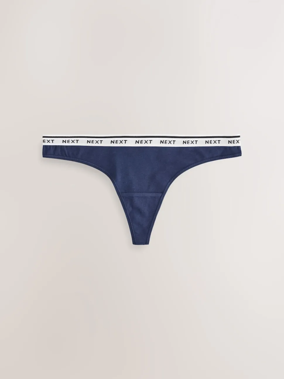 Argyle de marine - Lot de 4 culottes à logo en coton
