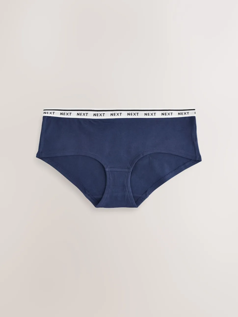 Argyle de marine - Lot de 4 culottes à logo en coton
