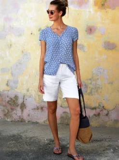 Aspiga Long Alexandra 100% Cotton Shorts
