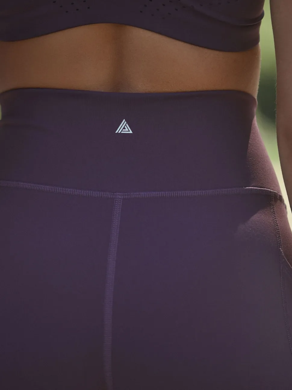 aubergine - Legging sculptant Active Sports Dry Tech