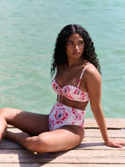 B by Ted Baker Caleçons taille haute Fleuri blanc