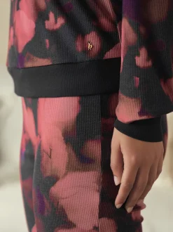 B By Ted Baker Pyjama cache-cœur multicolore gaufré