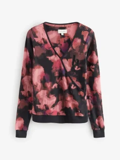 B By Ted Baker Pyjama cache-cœur multicolore gaufré