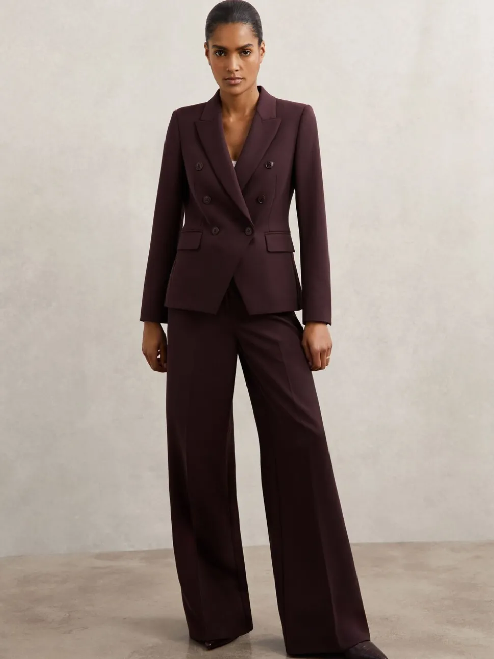 Baies - Blazer de costume Reiss Gabi à double boutonnage