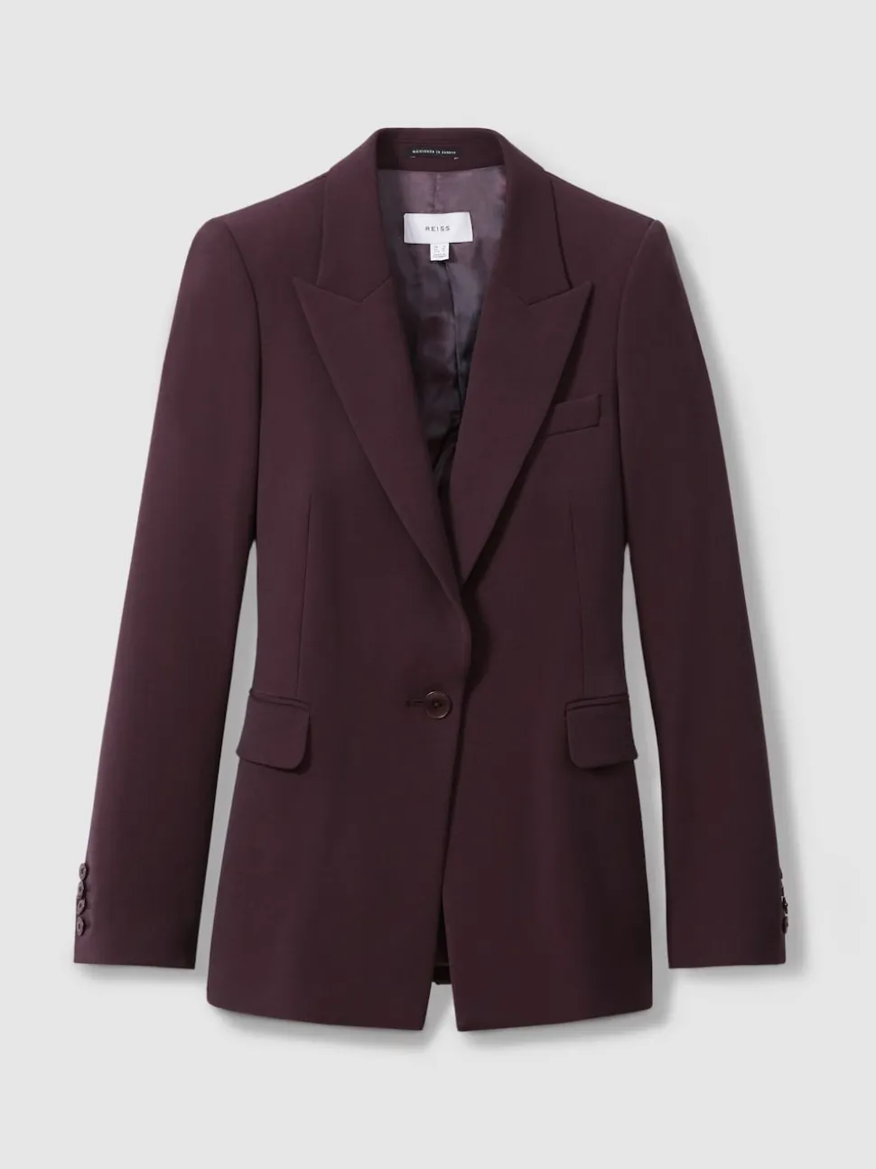 Baies - Blazer de costume droit ajusté Reiss Gabie