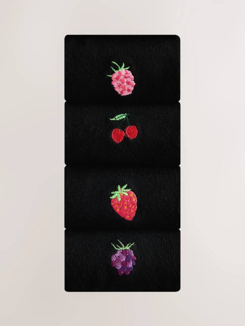 Baies - Chaussettes à motif brodé 4 Pack