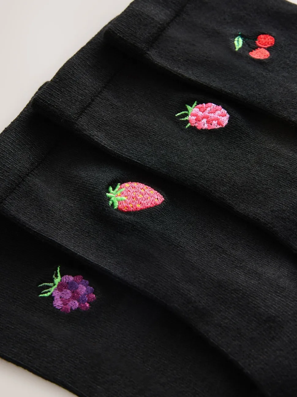 Baies - Chaussettes à motif brodé 4 Pack
