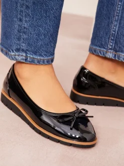 Ballerines plates Friends Like These Comfort en similicuir verni