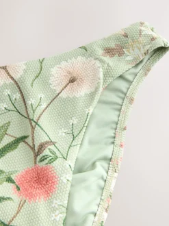 Bas de bikini Laura Ashley taille haute