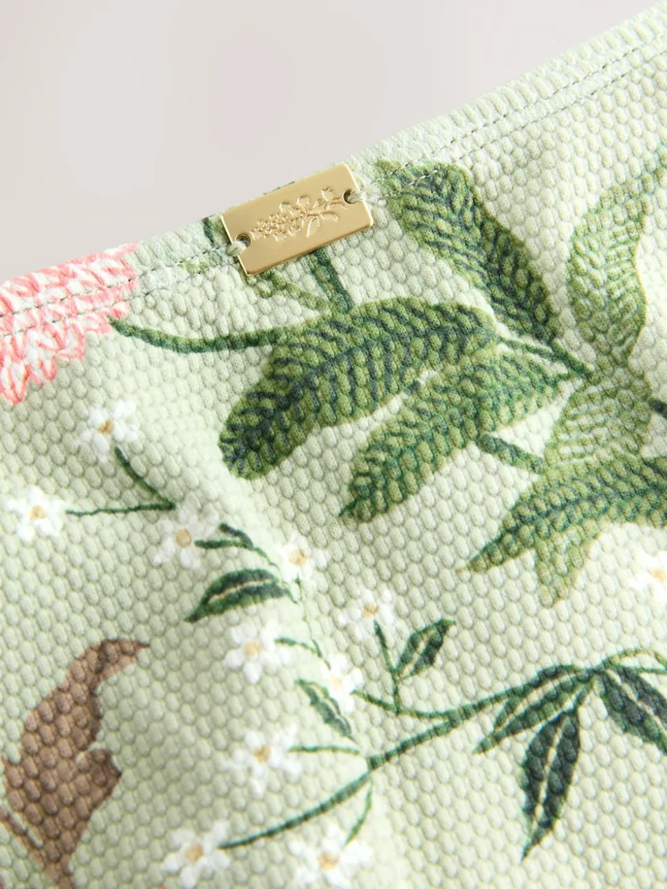 Bas de bikini Laura Ashley taille haute
