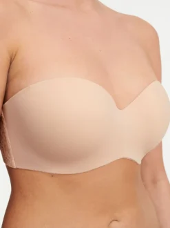 Beige doré - Soutien-gorge Chantelle Norah Soft Feel sans bretelles