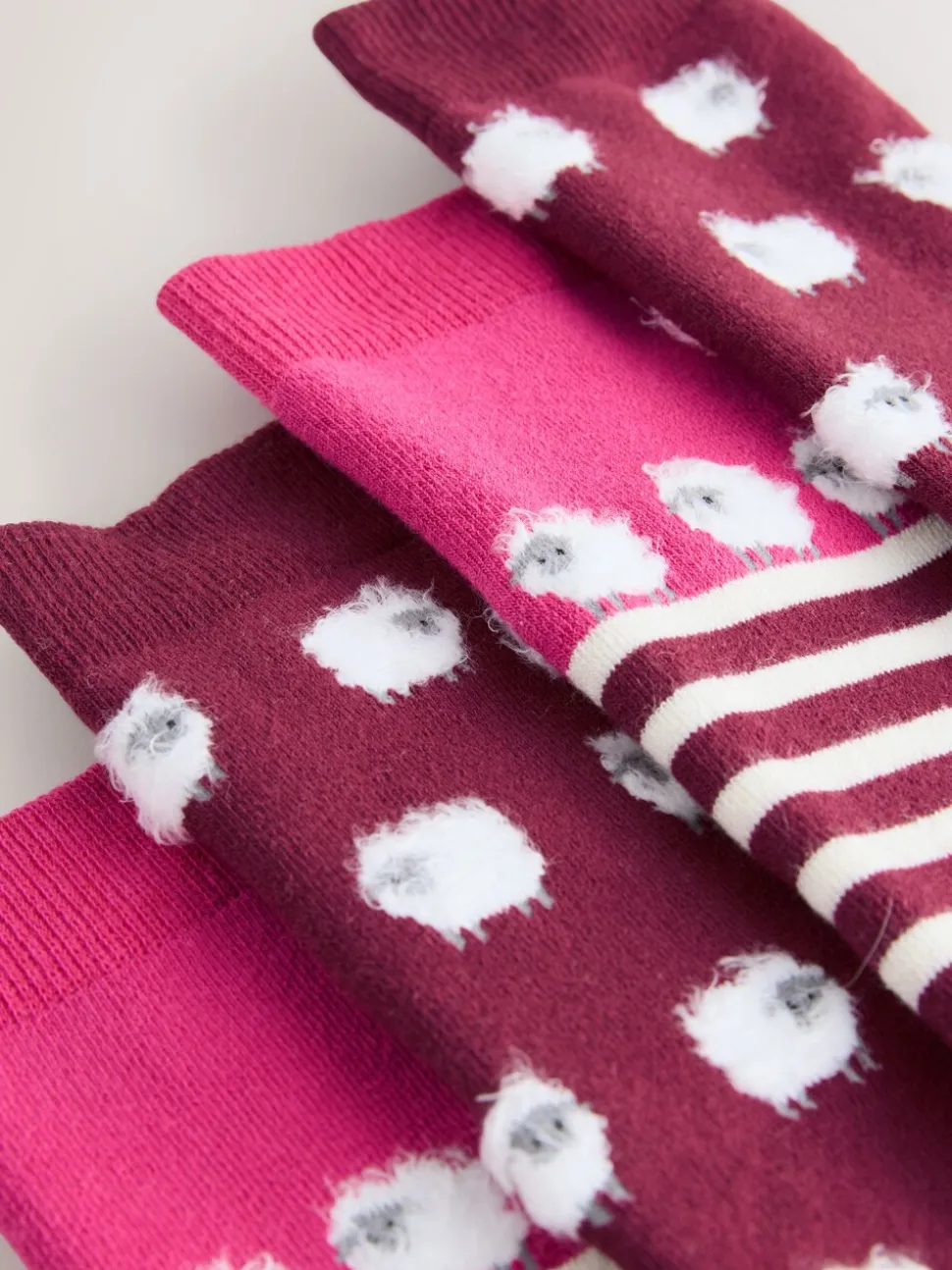 Berry Sheeps - Lot de 2 paires de chaussettes pour bottes