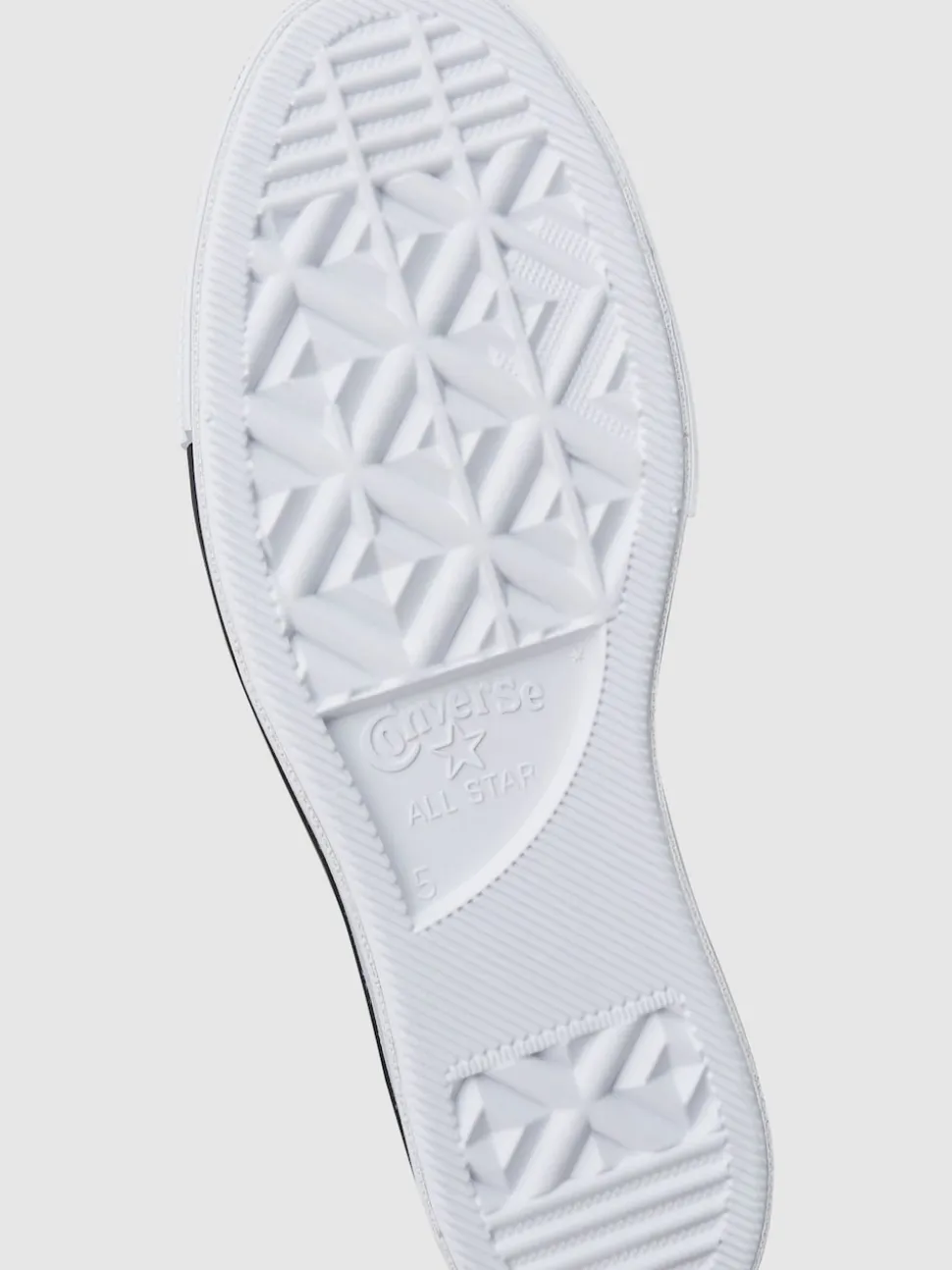 Blanc - Baskets Converse Platform Lift Chuck Ox en cuir