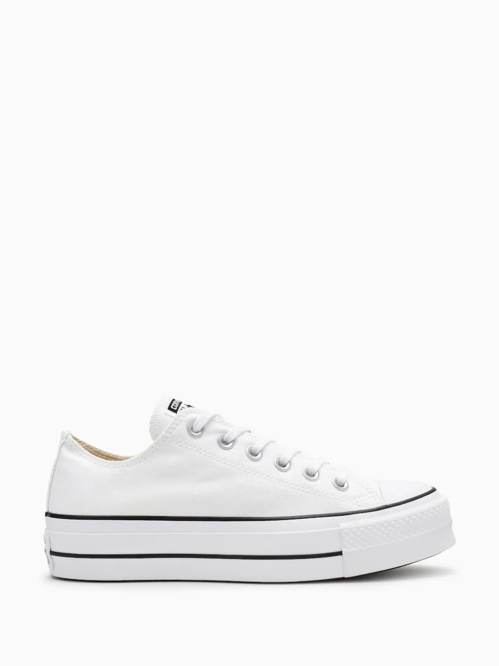 Blanc - Baskets Converse Platform Lift Chuck Ox