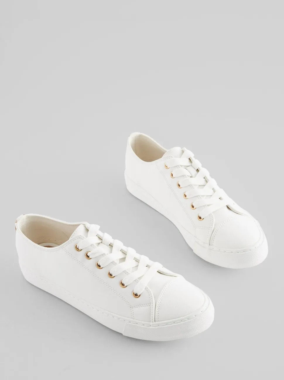 Blanc - Baskets de baseball vernies