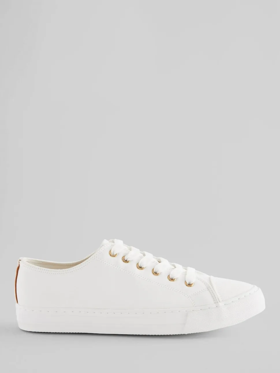 Blanc - Baskets de baseball vernies