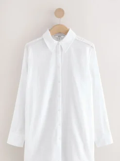 Blanc - Chemise de plage