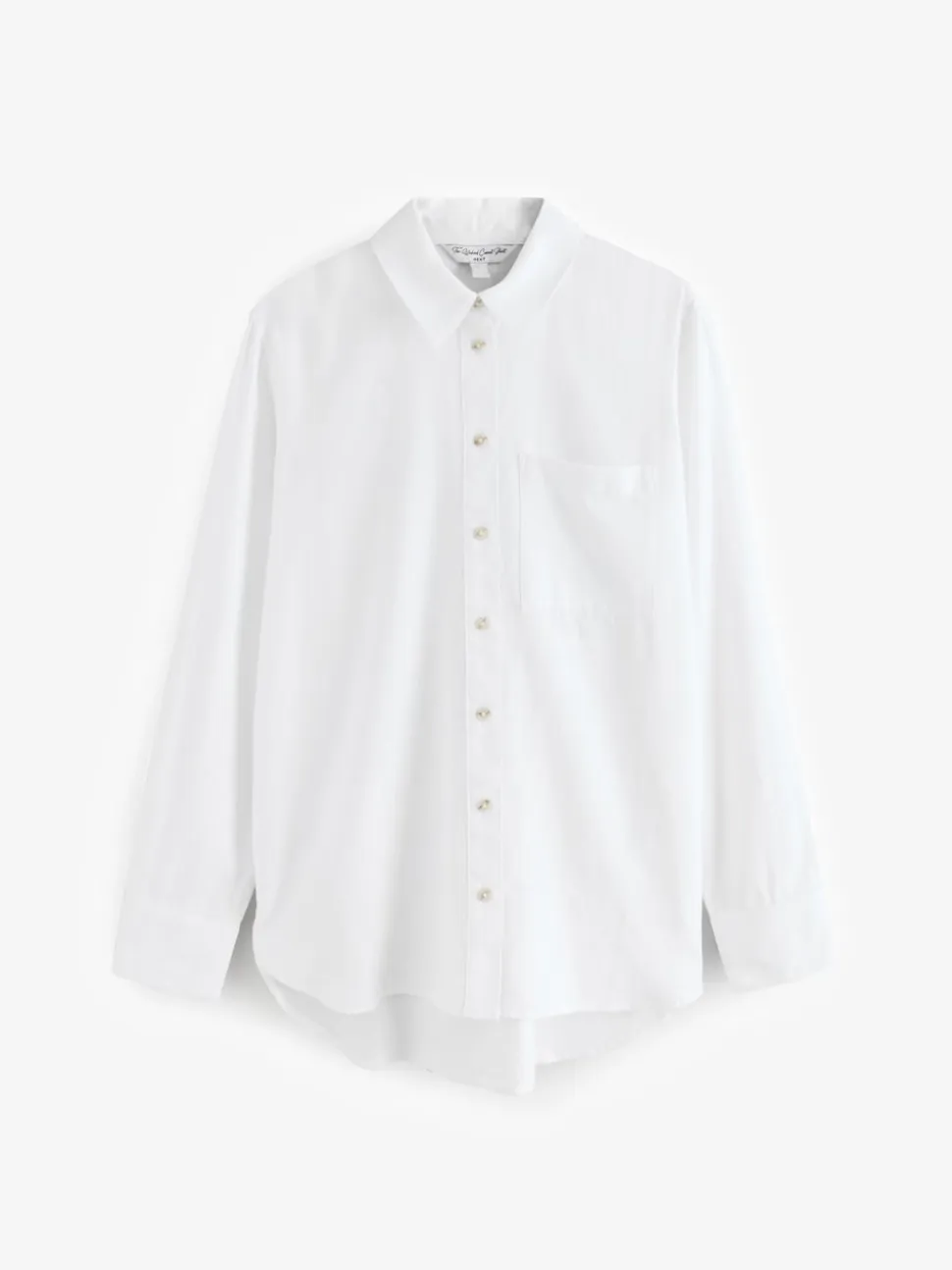 Blanc - 100Chemises décontractées en coton à boutons Manches longues Chemises décontractées