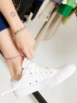 Blanc - Converse Chuck Ox Trainers