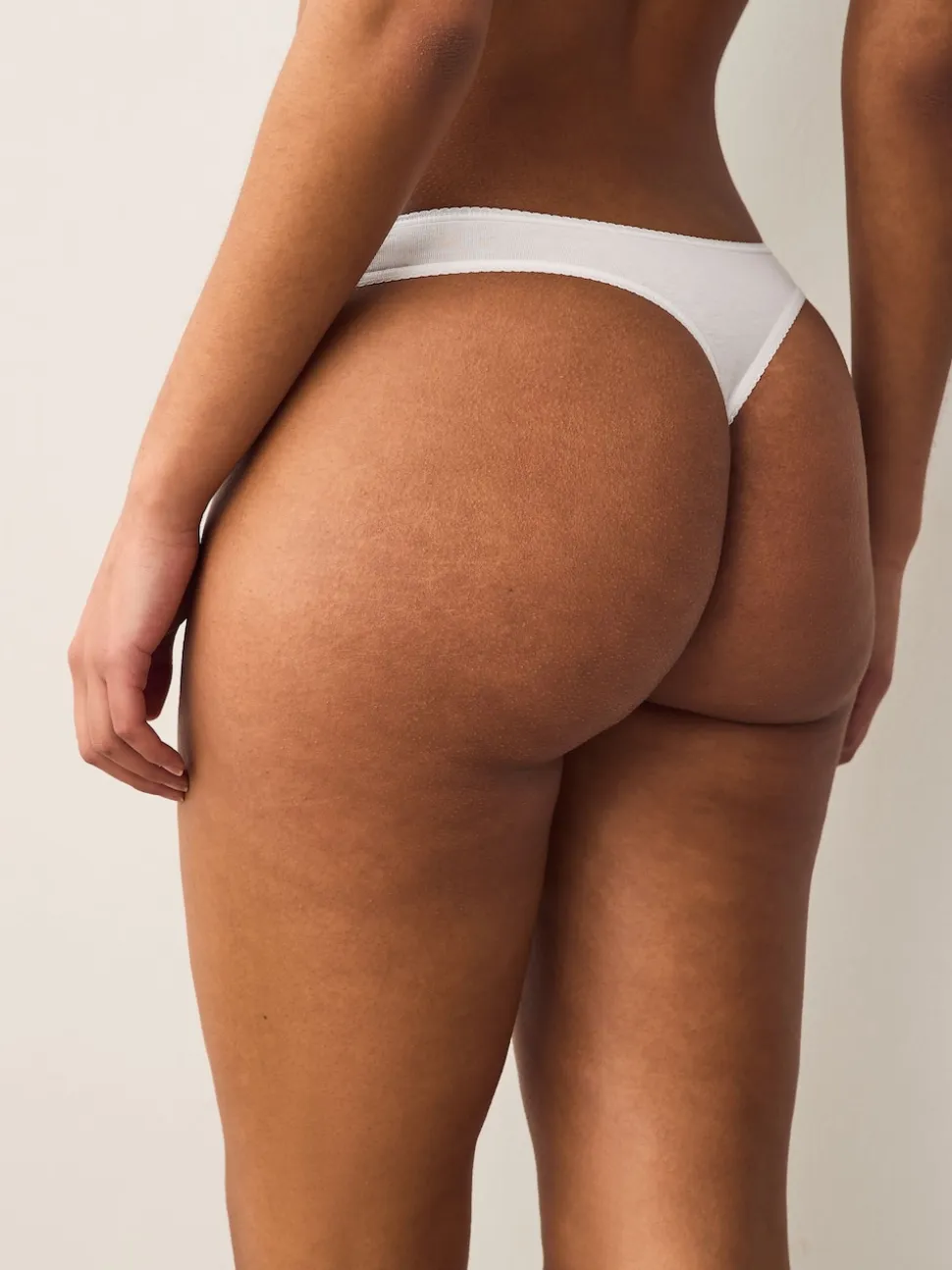 Blanc - Culotte en coton riche 5 Pack