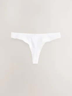 Blanc - Culotte en coton riche 5 Pack