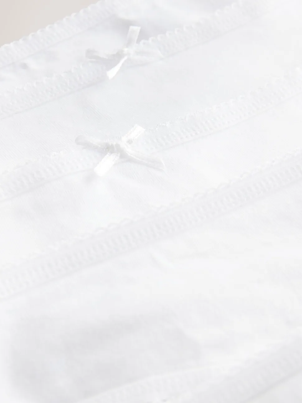 Blanc - Culotte en coton riche 5 Pack