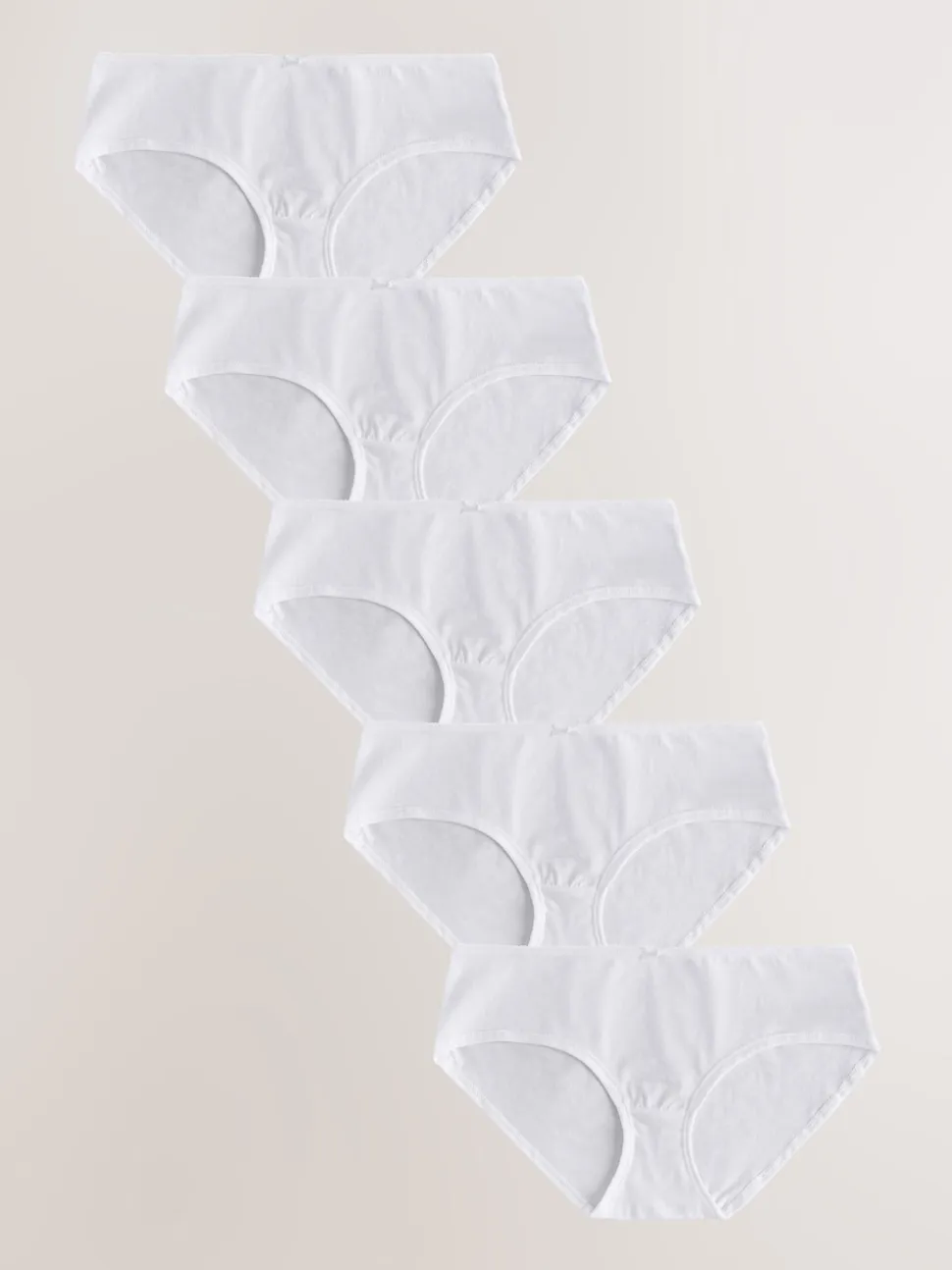 Blanc - Culotte en coton riche 5 Pack