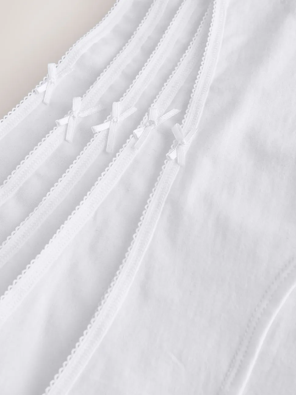 Blanc - Culotte en coton riche 5 Pack