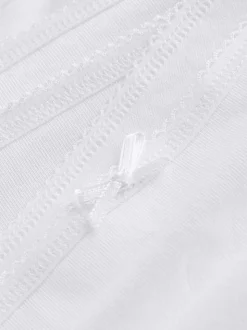 Blanc - Culotte en coton riche 5 Pack