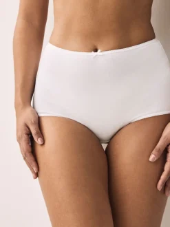 Blanc - Culotte en coton riche 5 Pack