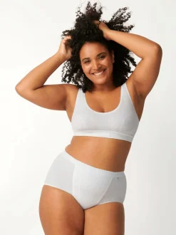 Blanc - Culotte Sloggi Tummy Control 2 Pack Knickers