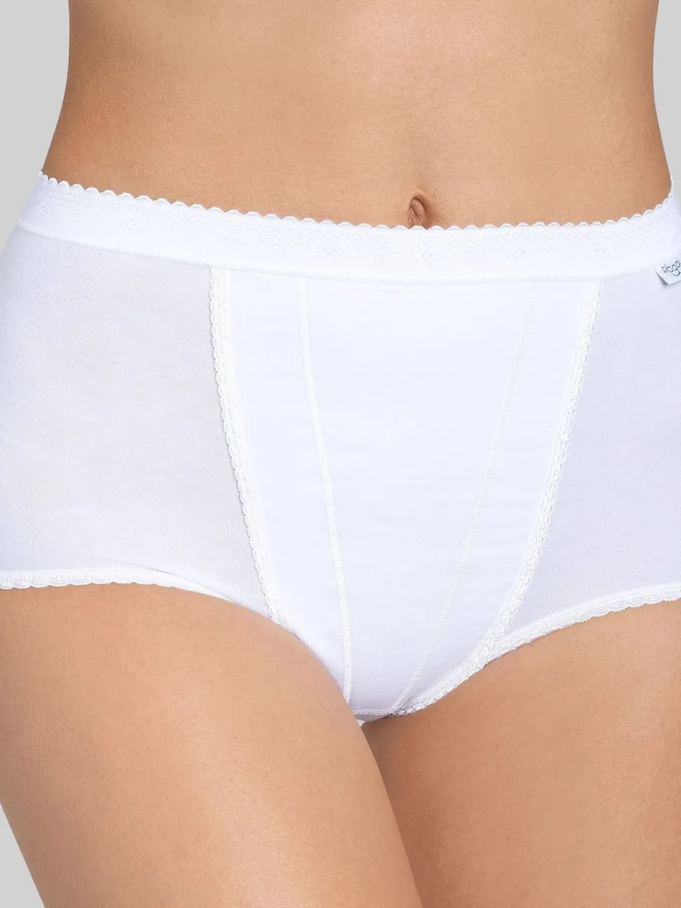 Blanc - Culotte Sloggi Tummy Control 2 Pack Knickers