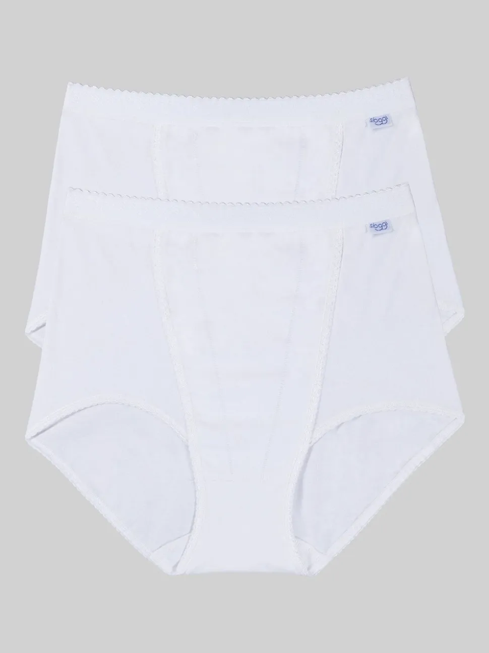 Blanc - Culotte Sloggi Tummy Control 2 Pack Knickers